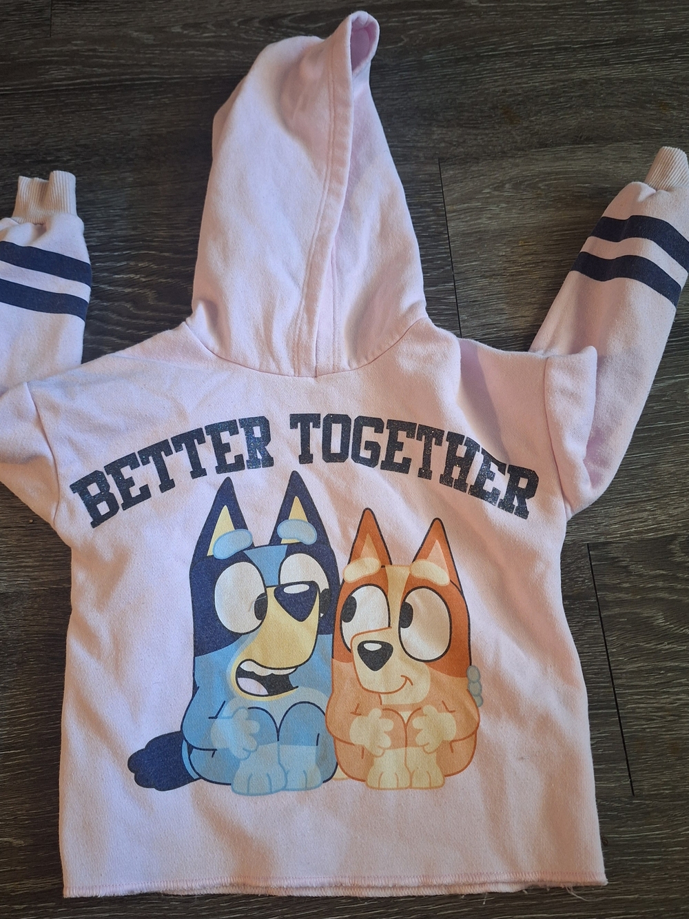 Kids Pink 'Better Together' Hoodie Top